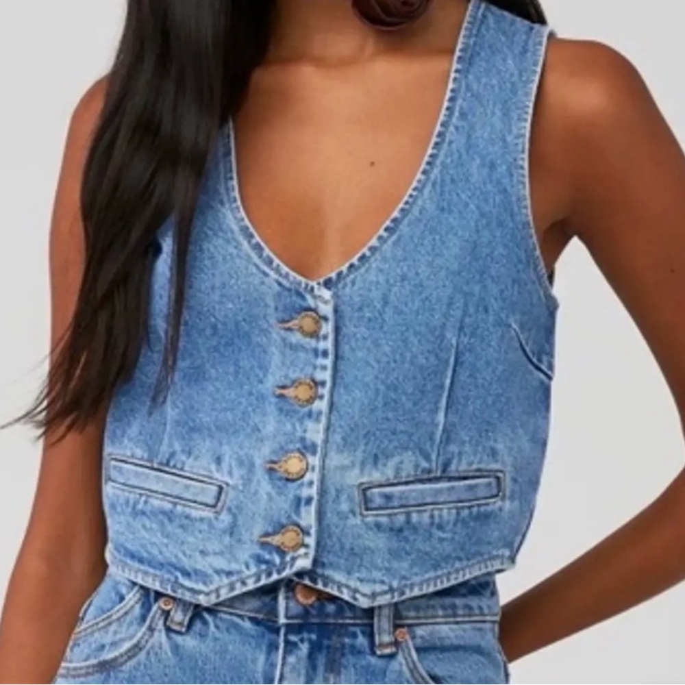 Rollas Dallas Denim Vest